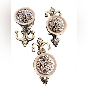 Curtain Tiebacks 3PC Curtain Tieback Holder Hooks Bedroom Living Room Drapery
